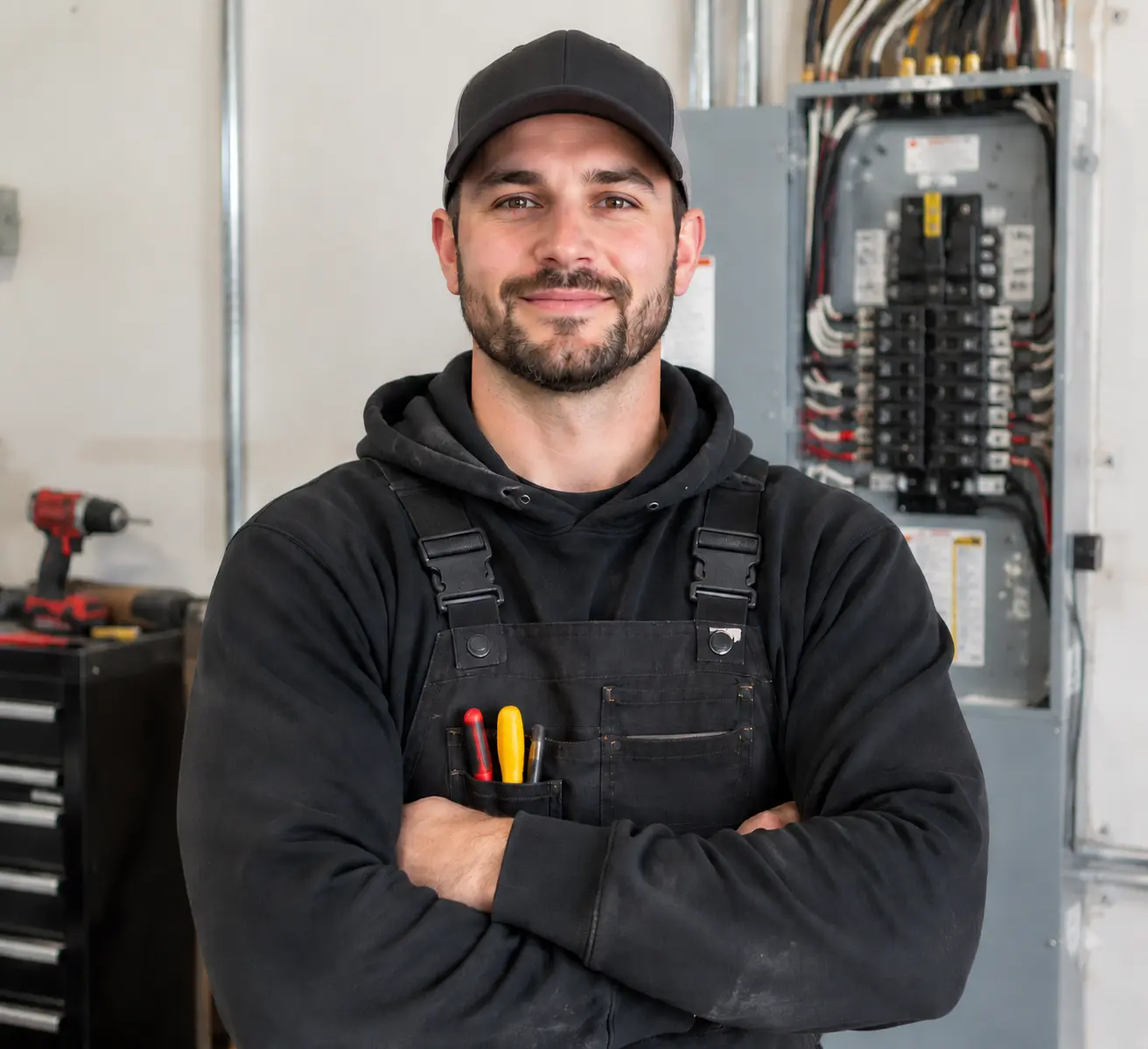 ECRA ESA licensed electrician completing a panel installation in Thorold